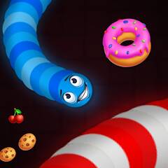 Download Snake vs Worms: Fun .io Zone [MOD Unlimited coins] for Android