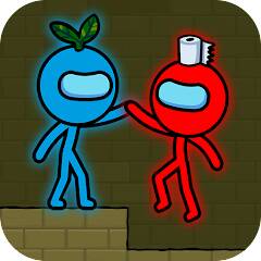 Download Red and Blue Stickman : Animat [MOD Unlimited coins] for Android