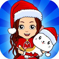 Download My Cat Town - Tizi Pet Games [MOD money] for Android