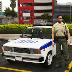 Download Police Car Riders: VAZ 2107 [MOD coins] for Android