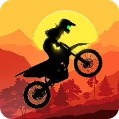 Download Sunset Bike Racer - Motocross [MOD Unlimited coins] for Android
