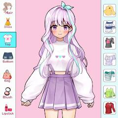 Download Makeover Anime Dress Up Games [MOD coins] for Android