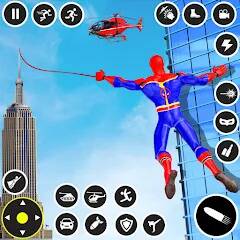 Download Flying Hero Crime City Games [MOD coins] for Android
