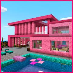 Download Pink house with furniture. Cra [MOD money] for Android