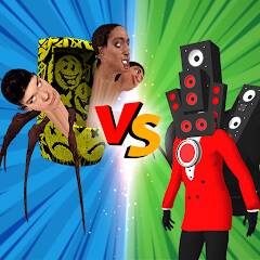 Download Merge Toilet Monster Fight [MOD coins] for Android