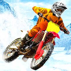 Download Snow Tricky Bike Stunt Race 3D [MOD money] for Android
